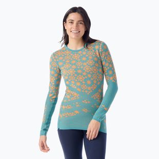 Maglia termica da donna Smartwool Intraknit Thermal Merino Base Layer Pattern Crew cascade