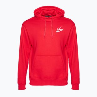 Vans Dettori Loose Pullover felpa da uomo rosso corsa/marshmallow