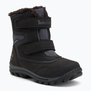 Timberland Chillberg 2-Strap Gore-Tex jet nero stivali da neve per bambini