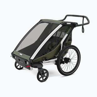 Carrello per bicicletta Thule Chariot Lite Double vintage green
