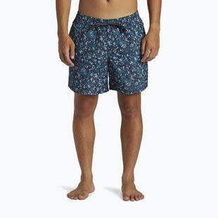 Pantaloncini Quiksilver Remade Mix Volley 17" da uomo, navy scuro