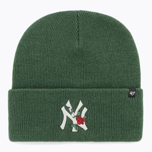47 Brand MLB New York Yankees Thorn berretto invernale verde scuro