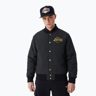 Giacca New Era NBA Script BP Bomber Los Angeles Lakers uomo nero