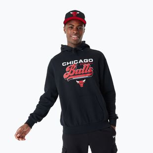 Felpa New Era NBA Graphic OS Hoody Chicago Bulls uomo nero