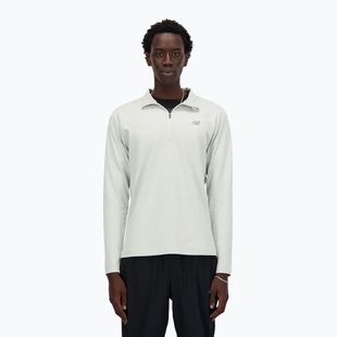Felpa da running uomo New Balance Space Dye 1/4 Zip grey