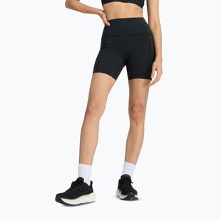 Pantaloncini New Balance donna Sleek Pocket High Rise 6" nero