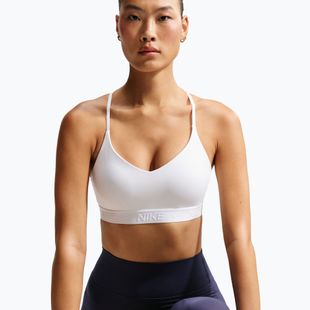 Reggiseno sportivo Nike Indy Light Support white/stone mauve