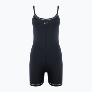 Tuta Nike One Dri-FIT Short donna nero/marrone chiaro/grigio freddo