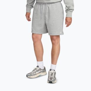 Pantaloncini da uomo Nike Club French Terry Flow dark grey heather/light smoke grey/white