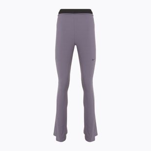Leggings donna Nike Sportswear Chill Knit Mini-Rib Flared daybreak/nero