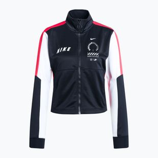 Nike Sportswear Tracksuit Top donna nero/light crimson/bianco