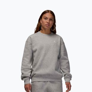 Felpa donna  Jordan Brooklyn Fleece dark grey heather/white