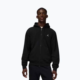 Felpa uomo Nike Jordan Brooklyn Fleece Full Zip black/white
