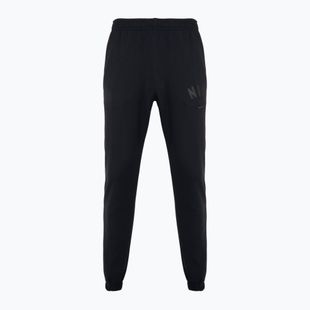Pantaloni Nike Swoosh Fleece Jogger da uomo, nero/nero