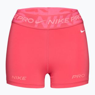 Pantaloncini da allenamento Nike Pro Mid Rise 3" donna aster rosa/pinksicle/hot punch/bianco