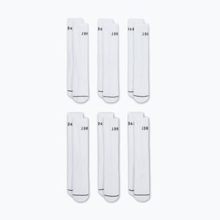 Calzini Nike Jordan Everyday Crew 6 paia white/gym red/black