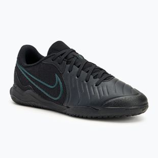 Scarpe da calcio da uomo Nike Tiempo Legend 10 Academy IC nero/giungla profonda/nero
