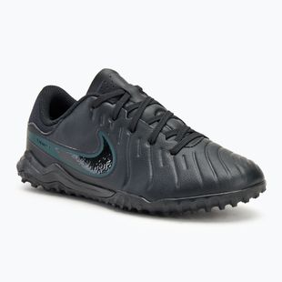 Nike Tiempo Legend 10 Academy TF scarpe da calcio per bambini nero/giungla profonda/nero