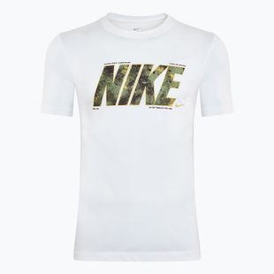 Maglietta da allenamento Nike Dri-Fit Fitness da uomo, bianco