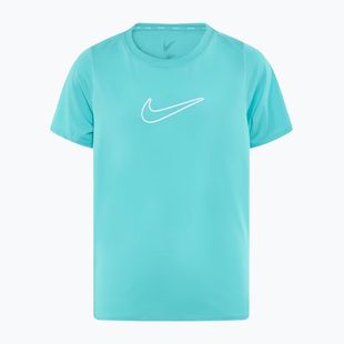 Maglietta Nike One Dri-Fit verde gelo/bianco da bambino