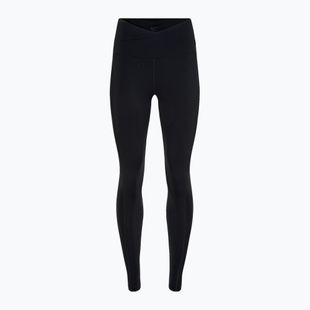 Leggings donna Nike One Wrap a vita alta 7/8 nero/grigio freddo