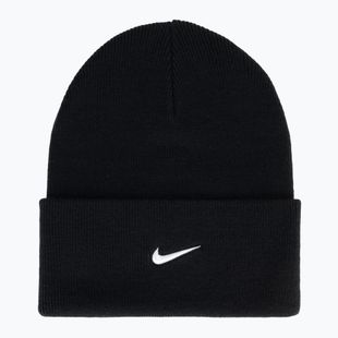 Berretto invernale Nike Peak Swoosh Beanie black/white