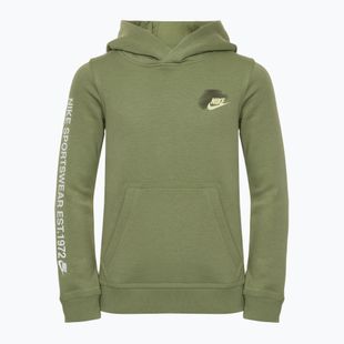 Felpa Nike Sportswear Standard Issue verde petrolio da bambino