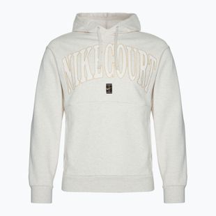 Felpa da tennis da uomo Nike Court Dri-Fit Heritage Hoodie marrone chiaro / avorio chiaro