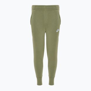 Pantaloni Nike Sportswear Club Fleece da bambino verde petrolio/verde petrolio/bianco