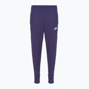 Pantaloni da bambino Nike Sportswear Club Fleece uvetta scuro / uvetta scuro / bianco