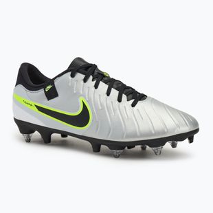 Scarpe da calcio da uomo Nike Tiempo Legend 10 Academy SG-Pro argento/volt/nero