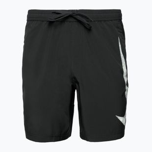 Pantaloncini da uomo Nike Form Swoosh Dri-Fit 7" nero/bianco