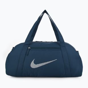 Borsa da allenamento da donna Nike Gym Club 24 l armory navy/ armory navy/ argento metallico