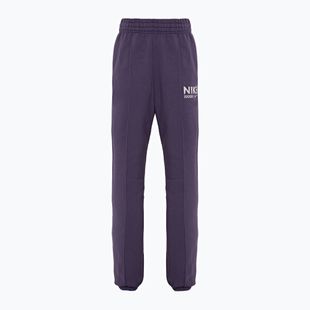 Pantaloni Nike Sportswear Fleece donna color uvetta scuro