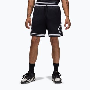 Pantaloncini da basket da uomo Nike Jordan Mesh Diamond 4" black/white/white
