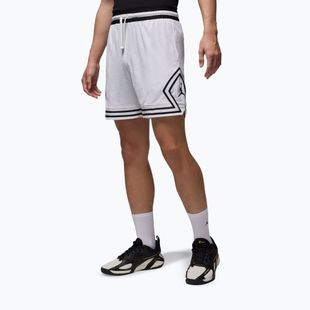Pantaloncini da basket da uomo Nike Jordan Mesh Diamond 4" white/black/black
