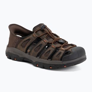 Sandali da uomo SKECHERS Tresmen Norvick brown