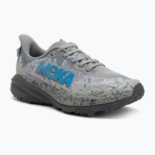 HOKA Speedgoat 6 scarpe da corsa per bambini grigio galattico/blu hoka