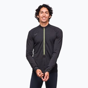 Maniche lunghe da running da uomo HOKA BaseZip LS nero