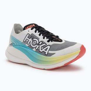 HOKA Rocket X 2 scarpa da corsa blu yuzu/cielo
