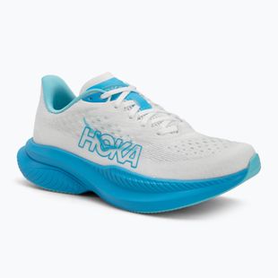 Scarpe da corsa da uomo HOKA Mach 6 bianco/blu scuro