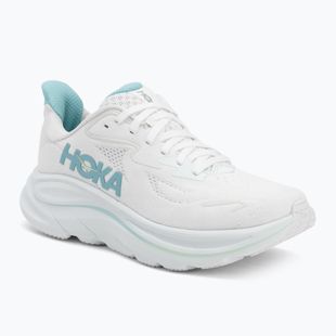 Scarpe da corsa da donna HOKA Clifton 10 bianco/cielo blu