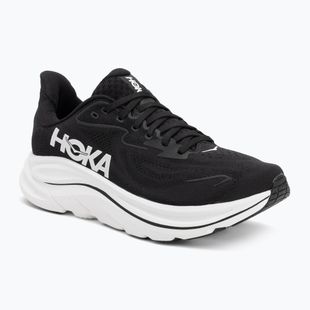 Scarpe da corsa da donna HOKA Clifton 10 Wide nero/bianco