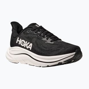 Scarpe da corsa da donna HOKA Clifton 10 Wide nero/bianco