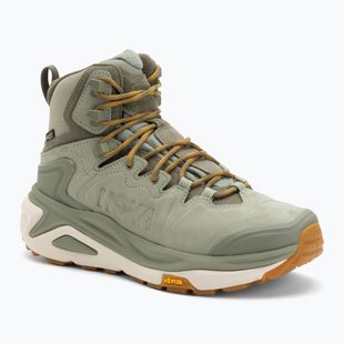 Scarpe da trekking da uomo HOKA Kaha 3 GTX muschio marino/latte di avena