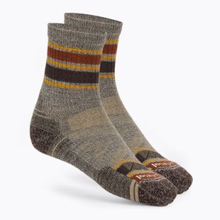 Calzini da uomo Smartwool Performance Hike Light Cushion Striped Mid Crew taupe/natural marl