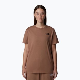 Maglietta The North Face Box Nse Relaxed Tee donna latte/tnf bianco