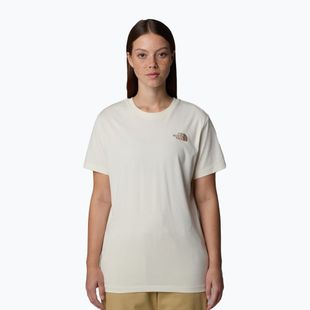 The North Face donna Box Nse Relaxed Tee bianco dune/latt camicia