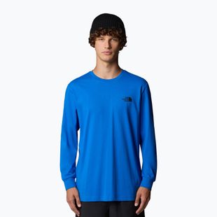 Maglietta a maniche lunghe The North Face Box Nse da uomo heroblue/tnfblk