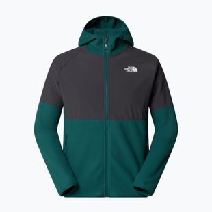 Felpa da uomo The North Face Glacier Heavyweight Full Zip HD grigio nori/asfalto profondo
